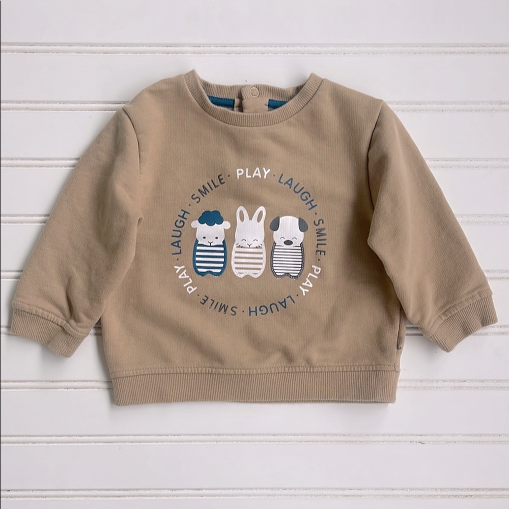 OBAIBI French Boutique EUC Pull Over Crewneck Sweatshirt